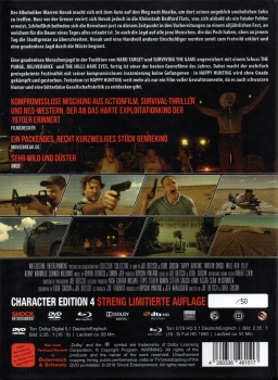 Happy Hunting - Run for your Life - 2-Disc Limited Uncut Mediabook von Shock Entertainment - Limitiert auf 50 Stück & nummeriert - Character Edition 4 - DVD & Blu-ray - Neu & OVP